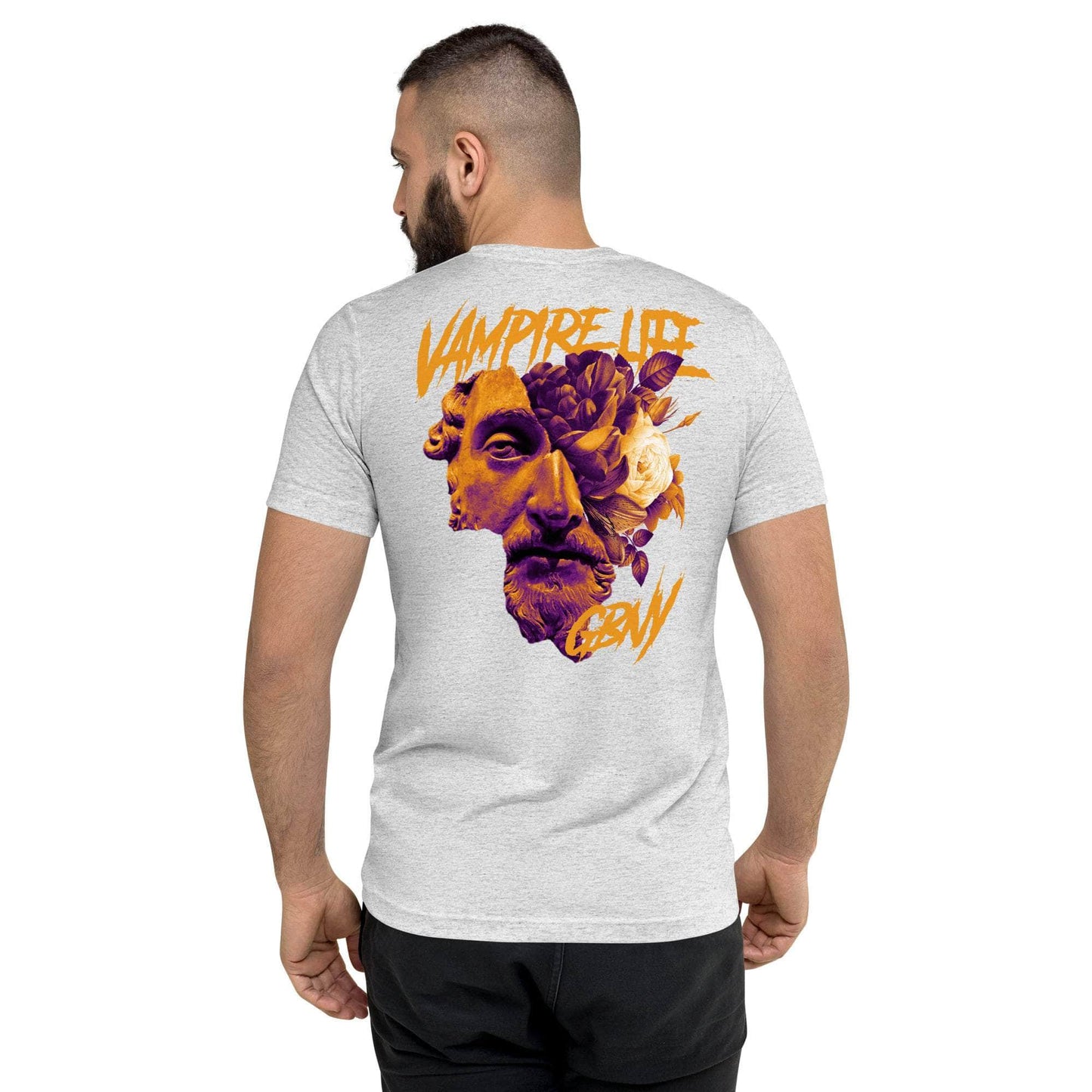 GBNY White Fleck Triblend / XS Vamp Life X GBNY "Roman Gods" T-shirt - Men's 9197910_6608