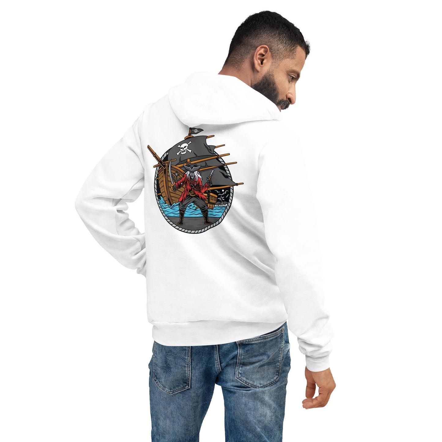GBNY White / S Vamp Life X GBNY "Bay Of Pirates" Super Soft Hoodie - Men's 2637373_9221