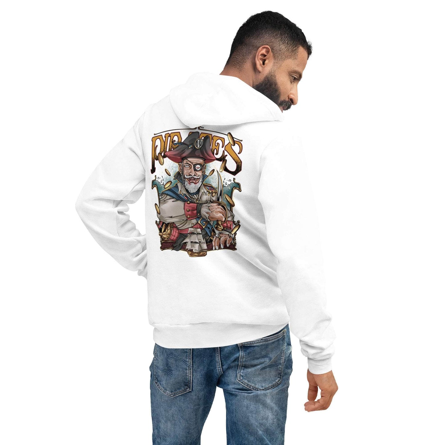 GBNY White / S Vamp Life X GBNY "Pirates King" Super Soft Hoodie - Men's 5949082_9221