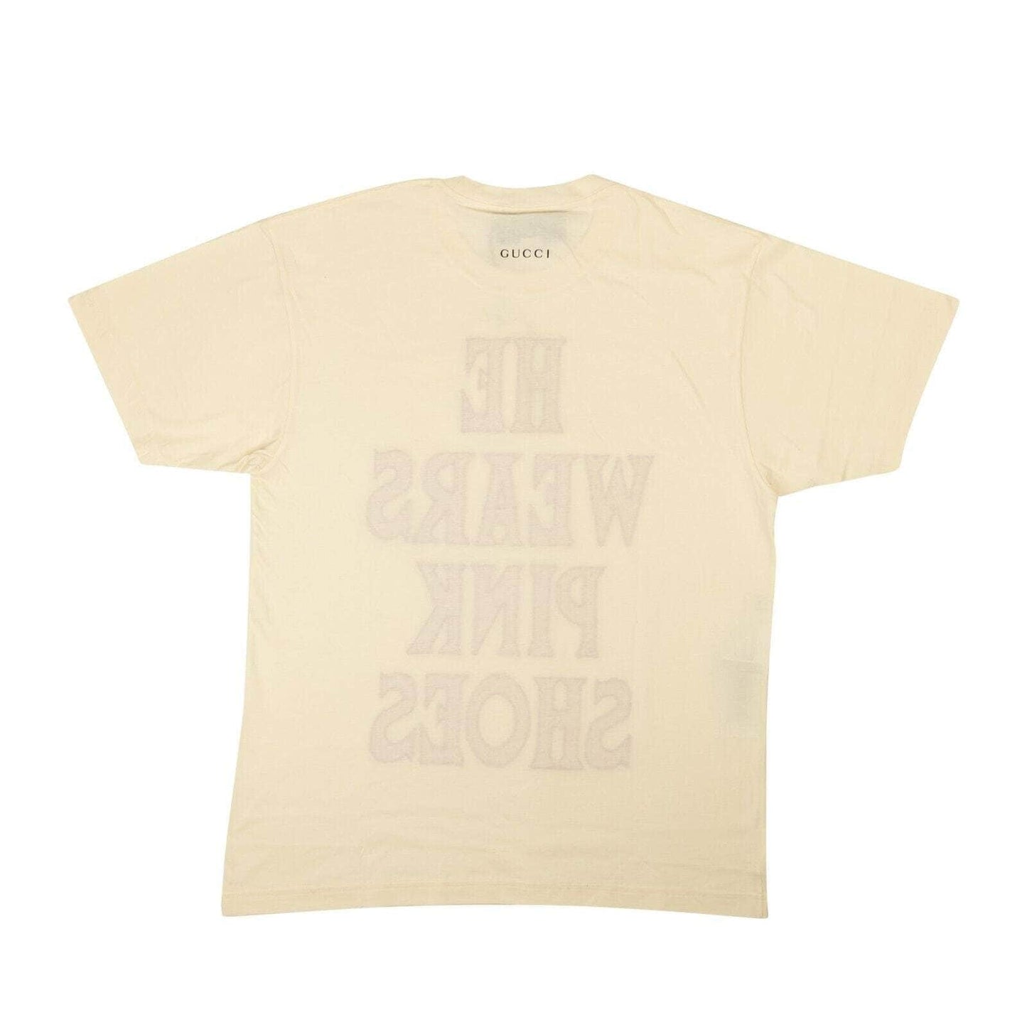 Ivory He Wears Pink Sequin Shoes Short Sleeve T-Shirt