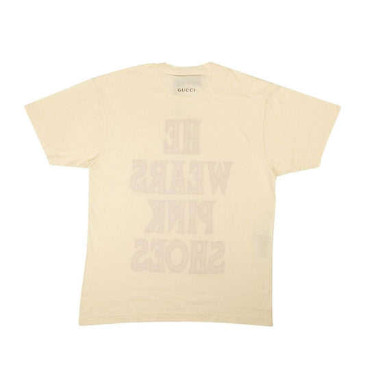 Ivory He Wears Pink Sequin Shoes Short Sleeve T-Shirt