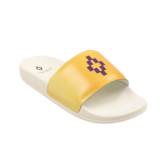 White Yellow Cross Slides