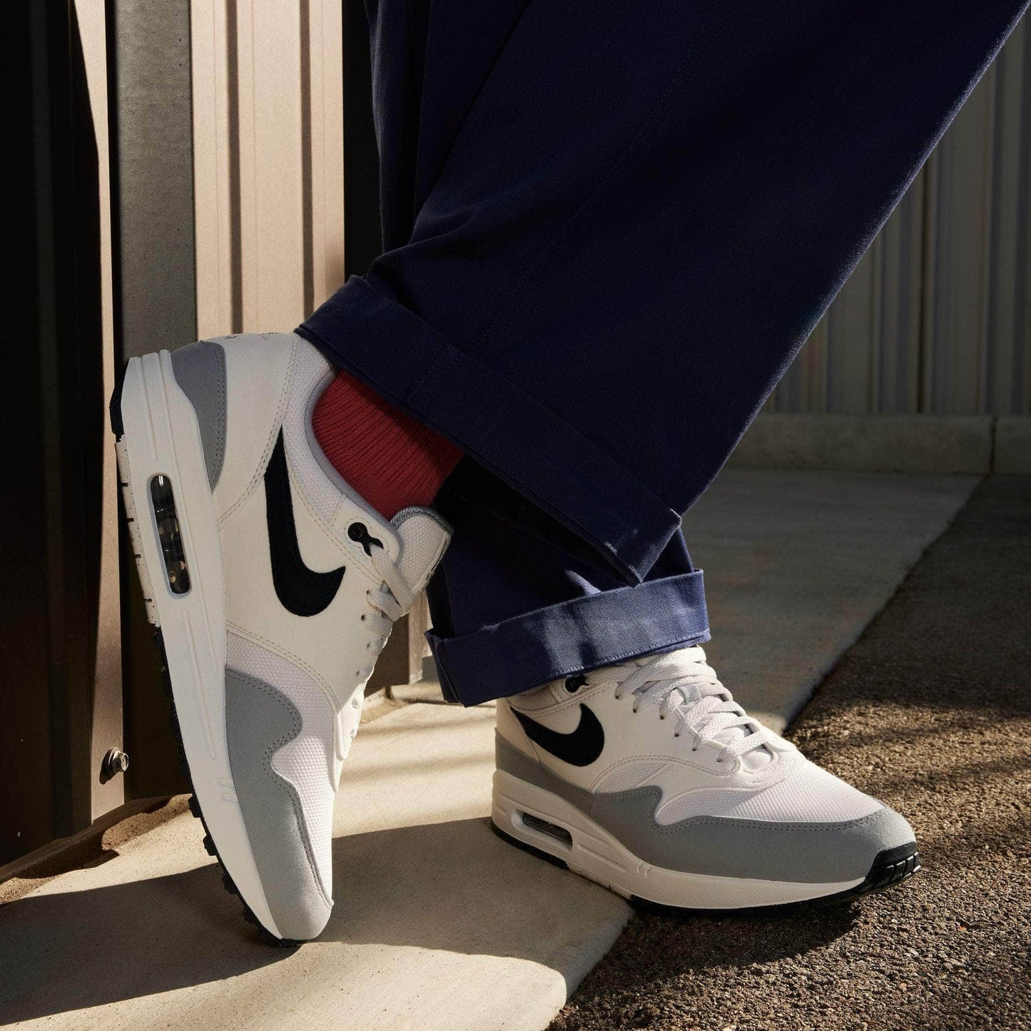 Nike Air Max 1 "Platinum Tint Dark Obsidian" - Men's