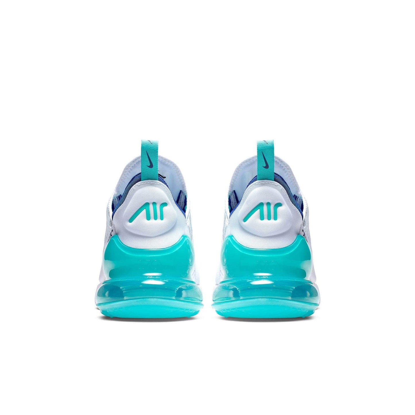 Nike Air Max 270 "White Hyper Jade Deep Royal Blue" - Men's